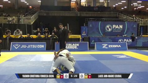 Lacie Ann-Marie Coubal vs Yasmin Cristhina Fonseca Silva 2026 Pan Jiu Jitsu IBJJF Championship