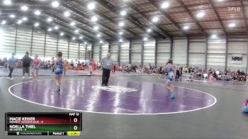 100 lbs Semis & 1st Wrestleback (8 Team) - Julia Lugabihl, Midwest Assasins Blue vs Haily Malloy, The Fort Lady Hammers