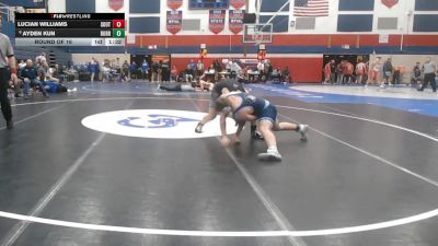 215 lbs Round Of 16 - Lucian Williams, South Side vs Ayden Kun, Burrell