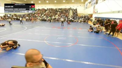 126 lbs Champ. Round 1 - Caleb Lee, Lake Forest vs Narasinga Ujjini Havildar, San Diego