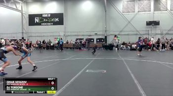 96 lbs Semis (4 Team) - Omar Niyazov, Mat Warriors Black vs DJ Torsone, Mat Warriors Orange