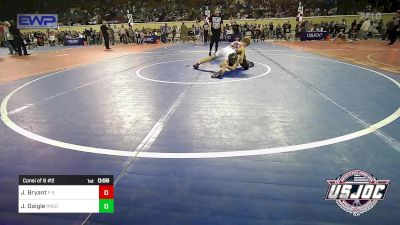 88 lbs Consi Of 8 #2 - Jagger Bryant, F-5 Grappling vs Jon-Reggie Daigle, Predator Wrestling