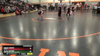 N-16 lbs Quarterfinal - Elias Halter, West Branch Wrestling Club vs Aidan Grimm, Wrath