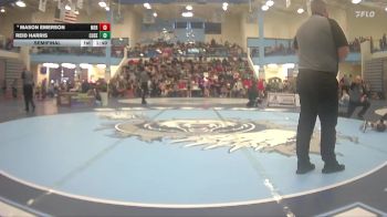 106 lbs Semifinal - Reid Harris, Syracuse vs Mason Emerson, Meridian