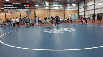 184 lbs Cons. Round 3 - Brady Armstrong, Providence (Mont.) vs Seth Martin, North Idaho College