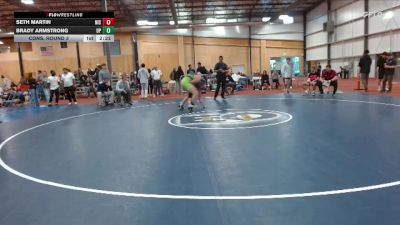 184 lbs Cons. Round 3 - Brady Armstrong, Providence (Mont.) vs Seth Martin, North Idaho College