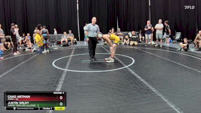 110 lbs Round 4 (8 Team) - Chad Artman, POWA vs Justin Wildy, Junior Terps USA Allstars