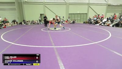 165 lbs Placement Matches (8 Team) - Cael Miller, Illinois vs Xander Zollinger, Idaho