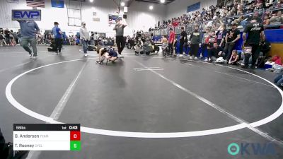 58 lbs Round Of 16 - Beau Anderson, Team Worx Wrestling Club vs Turner Rooney, Cyclone Wrestling Club