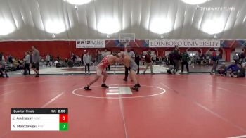 184 lbs Quarterfinal - Joey Andrassy, Kent State vs Austen Malczewski, Michigan State