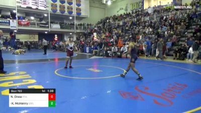 113 lbs Quarterfinal - Nick Onea, Pottsville vs Kurt McHenry, St. Paul's-MD