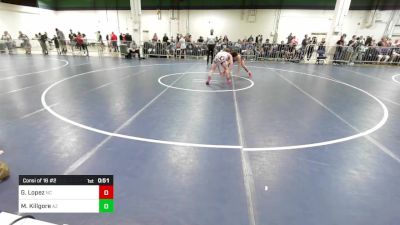 128 lbs Consi Of 16 #2 - Grayson Lopez, NC vs Marcus Killgore, AZ