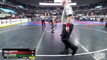 6A 195 lbs Champ. Round 1 - King Anderson, Pinson Valley vs Erik Lessears, McAdory High School