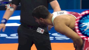 92 kg 1/2 Final - Amirhossein Biglar Firouzpourbandpei, Iran vs Amanula Gadzhimagomedov, UWW
