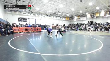 285 lbs Quarterfinal - Brayden Kilgore, Rancho Cucamonga vs Luis Zamora, Warren