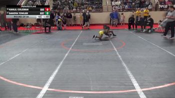 80_B lbs Round Of 64 - Kahlil Coleman, Dover vs Dakota Towler, North Hills