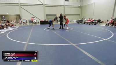 150 lbs Placement Matches (16 Team) - Drake Flot, Louisiana Blue vs Thomas Toteh, Oklahoma Red