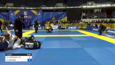 DENNIS A PRESSEY JR vs RAM ANANDA 2021 World Jiu-Jitsu IBJJF Championship