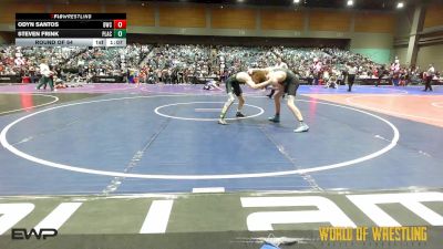 135 lbs Round Of 64 - Odyn Santos, Buckaroo Wrestling Club vs Steven Frink, Placer
