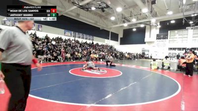 157 lbs Champ. Round 1 - Noah De Los Santos, Sonora vs Anthony Manno, Newport Harbor