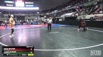 7A 165 lbs Cons. Round 2 - CADEN BURGER, Grissom Hs vs Zach Walker, Dothan HS