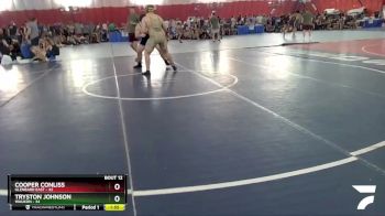 285 lbs Round 3 (10 Team) - Cooper Conliss, Glenbard East vs Tryston Johnson, Waukon