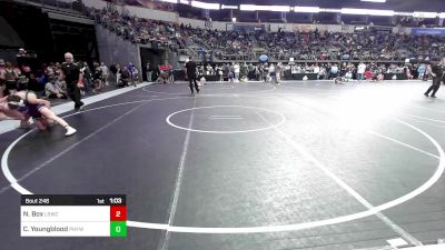 140 lbs Consi Of 8 #1 - Nathan Box, Lafayette Scrappers vs Cooper Youngblood, Pleasant Hill Youth Wrestling Club