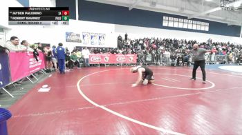 144 lbs Cons. Round 2 - Jayden Palomino, Santa Ana vs Robert Ramirez, Pacifica/Oxnard