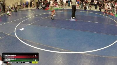 105 lbs Quarterfinal - Kaden Cole, WESTLAKE vs David Lopez, Montrose Elite