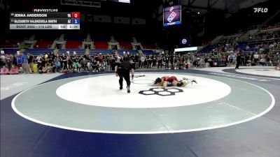 115 lbs Cons. Sub-quarters - Jenna Anderson, VA vs Elizabeth Valenzuela Smith, AZ