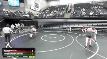 218 lbs Champ. Round 2 - Kayson Myers, West Field vs Tanner McNaughtan, Wasatch High School