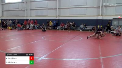 62.6-68.4 lbs Quarterfinal - Aissa Castillo, NM vs Sophia Gibbons, MI