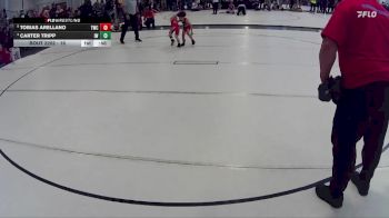 16 lbs Quarterfinal - Tobias Arellano, Trojan Wrestling Club vs Carter Tripp, Ironman Wrestling