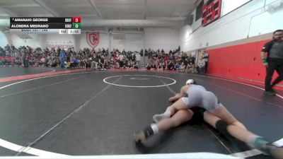 145 lbs Champ. Round 2 - Alondra Medrano, Central JG JV vs Amanaki George, Steamboat Springs