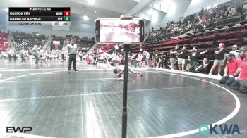 58 lbs Consi Of 8 #2 - Boston Fry, Morrison Takedown Club vs Gauge Littlefield, Coweta Tiger Wrestling
