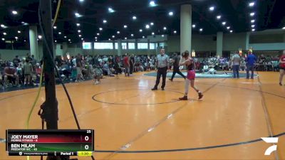 90 lbs Placement (16 Team) - Joey Mayer, Morris Fitness vs Ben Milam, Predator WC