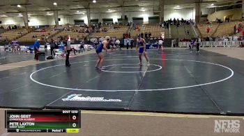 A 215 lbs Semifinal - Pete Laxton, Soddy Daisy vs John Geist, Livingston Academy