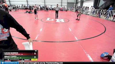 96 lbs Rd# 10- 4:00pm Saturday Final Pool - Briar Campo, Oklahoma Outlaws Red vs Lucas Barrios, Minnesota Funky Singlets