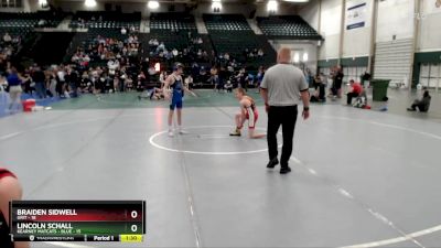 110 lbs Placement Matches (8 Team) - Braiden Sidwell, GRIT vs Lincoln Schall, Kearney Matcats - Blue