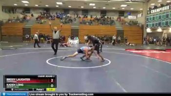 145 lbs Champ. Round 2 - KADEN LONG, Granite Hills vs Brody Laughter, Centennial