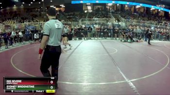 120 lbs Quarterfinal - Sydney Bridenstine, Hernando vs Isis Severe, North Miami