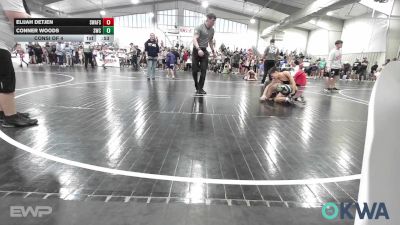 70 lbs Consi Of 4 - Elijah Detjen, Spartan Wrestling Fort Smith vs Conner Woods, Salina Wrestling Club