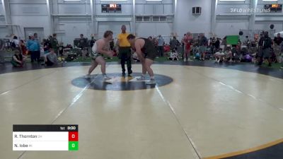 E-285 lbs 3rd Place - Richard (Bubba) Thornton, OH vs Noah Iobe, MI