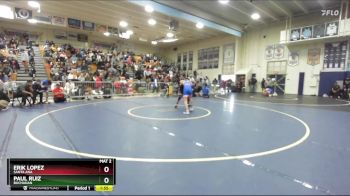 120 lbs Quarterfinal - Paul Ruiz, Buchanan vs Erik Lopez, Santa Ana