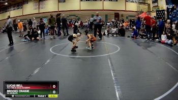 40-44 lbs Semifinal - Lucas Bell, All I See Is Gold Academy vs Brooks Craigie, VA Patriots