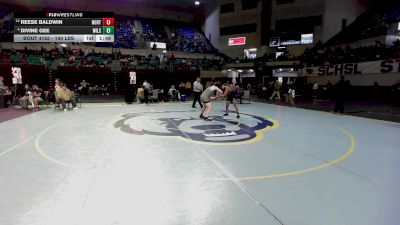 190 lbs Quarterfinal - Reese Baldwin, North Augusta vs Divine Gee, Wilson