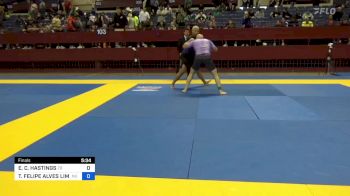 ERICK C. HASTINGS vs THIERRY FELIPE ALVES LIMA 2023 Pan IBJJF Jiu-Jitsu No-Gi Championship