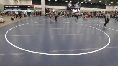 126 lbs Champ. Rd Of 16 - Jameson Steffes, Sarbacker Wrestling Academy vs Miles Weisgerber, Big Cat Wrestling Club