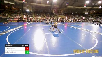 95 lbs Round Of 64 - Ayden Collins, R.A.W. vs Hendrix Schwab, Immortal Athletics WC