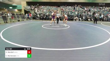 144 lbs Consi Of 32 #2 - Simoron Wardell, Morgan vs Cohen Mortensen, Lehi